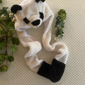❤️🐾Panda Hat/Mitten Hand Scarf🐾❤️